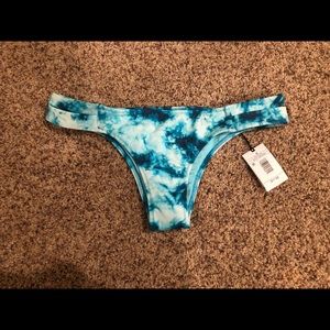 Tie-dye bikini bottoms